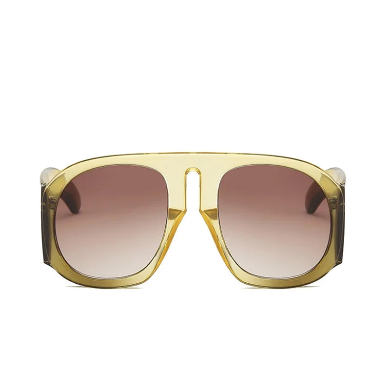 Celebrity Brand Luxury Sunglasses Women Oversized Glasses For Female Male Black Mask Wide Frame Sun Glasses Retro Shades UV400