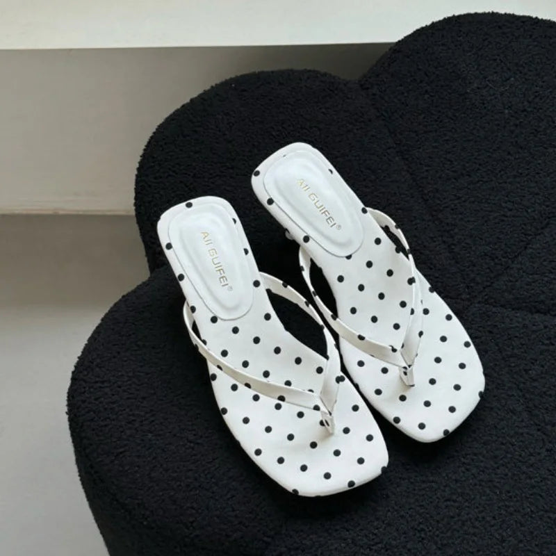 Bailamos 2025 Brand Women Slippers High Heels Sandals Sexy Open Toe Party Wedding Summer Shoes Woman Soft Outdoor Slides Beach F