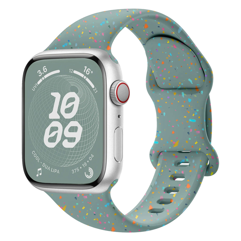 Sport Silicone Loop for Apple watch band 40mm 45mm 44mm 41mm 38mm 49mm Soft bracelet iwatch Series 9 8 7 6 5 3 SE Ultra 2 strap
