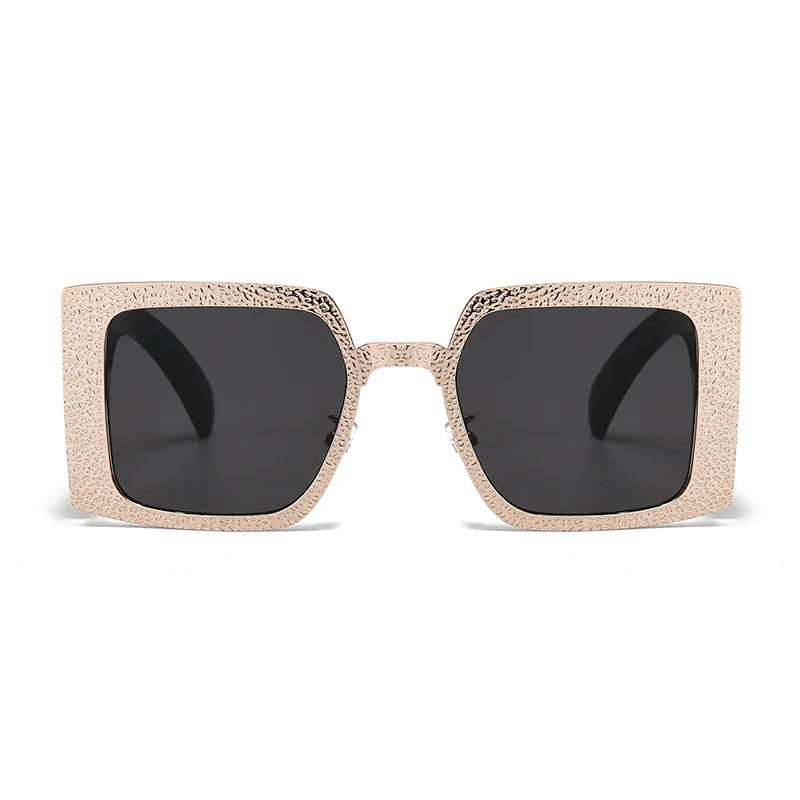 2024 New Big Square Sunglasses Women Fashion Cool Outdoor Eyewear Trendy Wide Frame Designer UV400 Party Sun Glasses Men Gafas