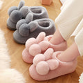 Winter Warm Cotton Slippers for Women and Moms Plush Cartoon Design Soft Indoor House Shoes Cozy Home Wear for Cold Weather
