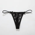 Lace Bow Panties Sexy Female Lingerie Daily Home Wear Solid Thongs Underwear Women Low Waist Panties Breathable Трусы Женские