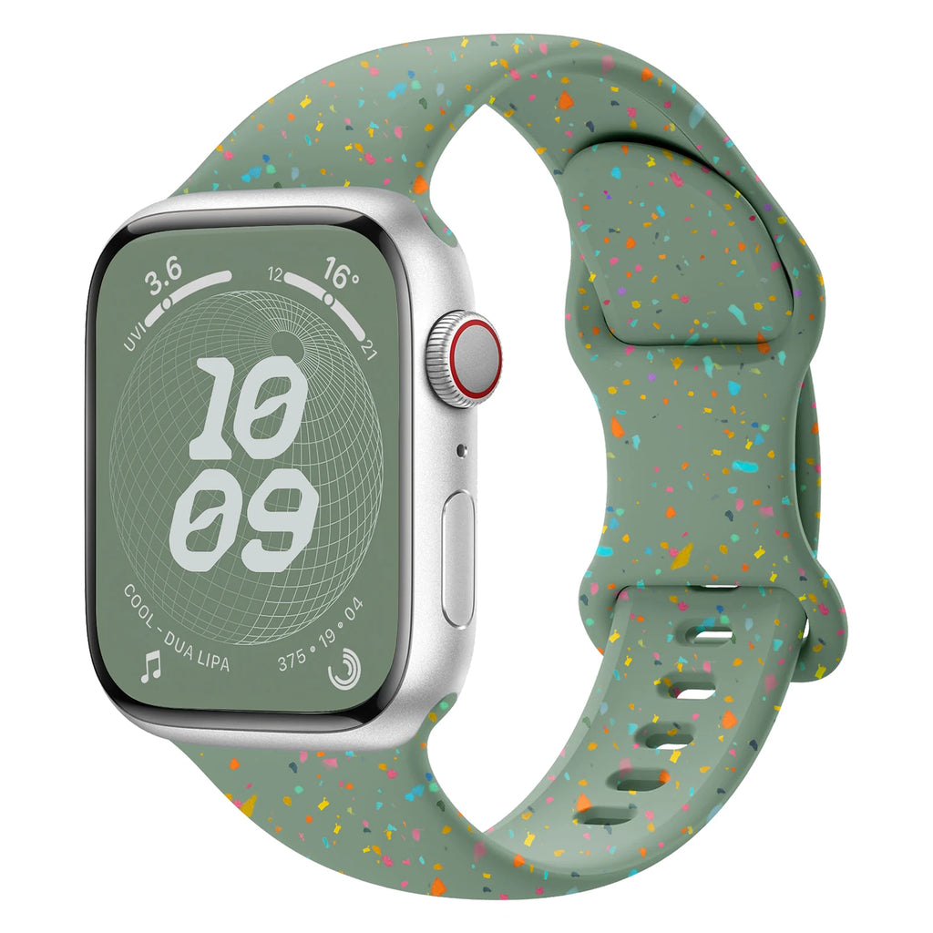Sport Silicone Loop for Apple watch band 40mm 45mm 44mm 41mm 38mm 49mm Soft bracelet iwatch Series 9 8 7 6 5 3 SE Ultra 2 strap