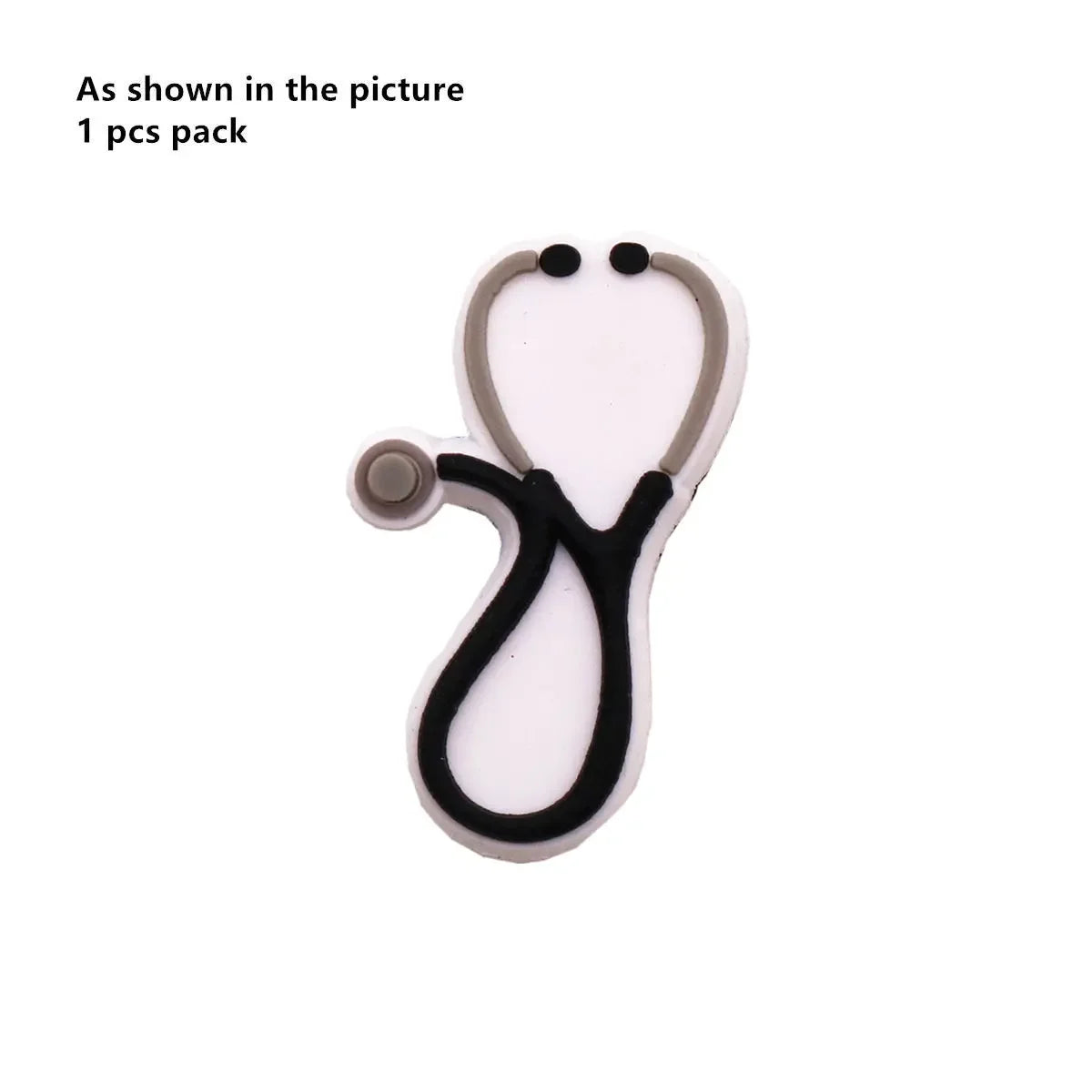 1 Pcs Original Cartoon Medical Style PVC Shoe Charms Accessories Cute Doctor Nurse Bandaid Ambulance Shapes Sandal Upper Buckle