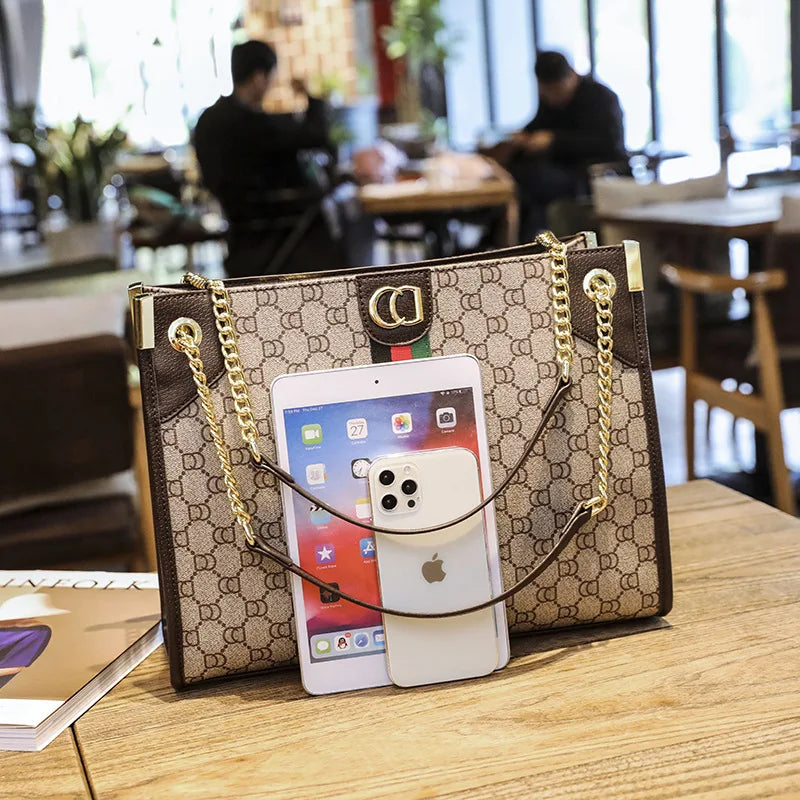 Premium sense big bag 2026 new trendy light luxury women's bag single shoulder oblique span bag large capacity commuting