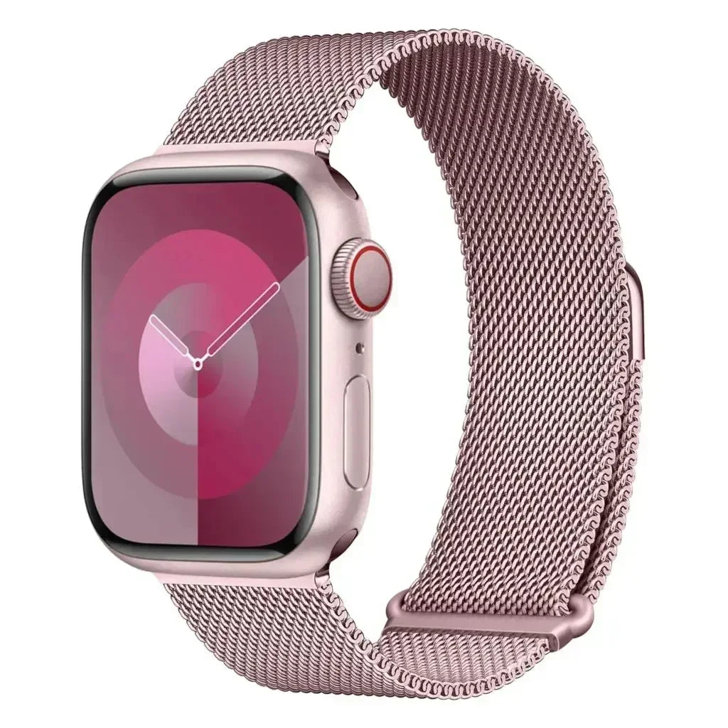 Milanese Loop strap for apple watch band 46mm 45mm 44mm 40mm 41mm pride bracelet iwatch series 11/10/9 8 7 6 SE3/ultra 2 3 49mm