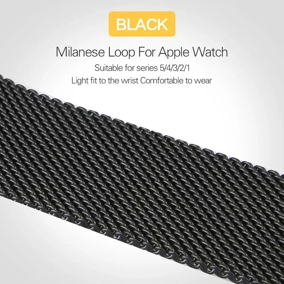 Milanese Loop strap for apple watch band 46mm 45mm 44mm 40mm 41mm pride bracelet iwatch series 11/10/9 8 7 6 SE3/ultra 2 3 49mm