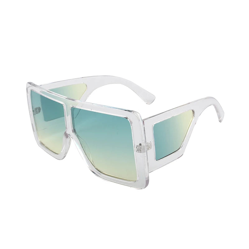 Kenbo Big Square Vintage Sunglasses Women Men Wide Frame Luxury Large Oversize Sun Glasses Ladies Fashion Designer UV400 Eyewear