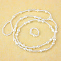 1 SET Fashion Pearl Anklet Women Ankle Bracelet Beach Imitation Pearl Barefoot Sandal Anklet Chain Foot Jewelry