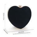 Red Heart Design Women Clutch Small Diamonds Golden Velvet Evening Bags Party Wedding Handbags Purse For Female 2026 new