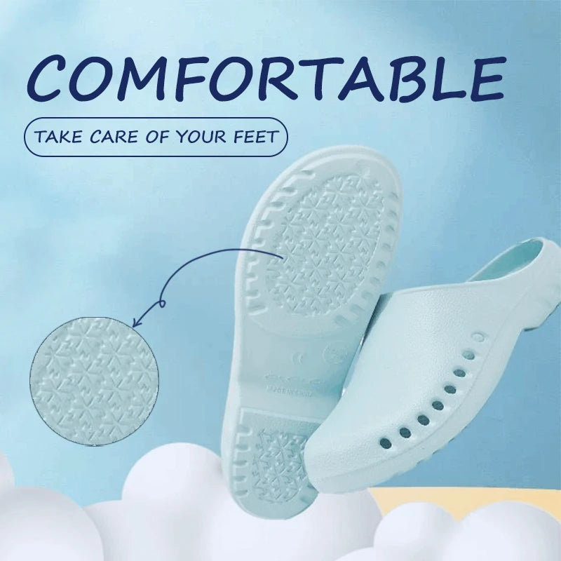 Anti-slip Surgical Shoes Medical Clogs Dental Nurses Working Shoes EVA Operating Room Protective Sandals for Women Men 2441