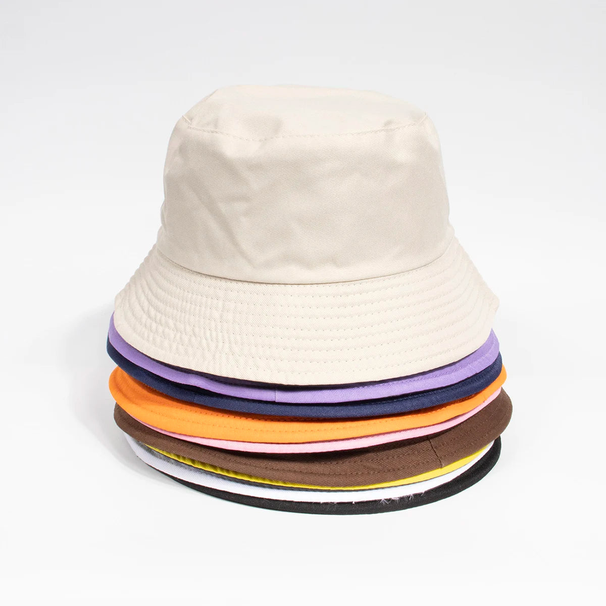 Unisex Solid Color Fisherman Hat Fashionable Spring Summer Autumn Cap for Men And Women
