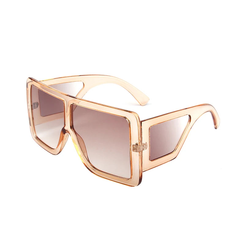 Kenbo Big Square Vintage Sunglasses Women Men Wide Frame Luxury Large Oversize Sun Glasses Ladies Fashion Designer UV400 Eyewear