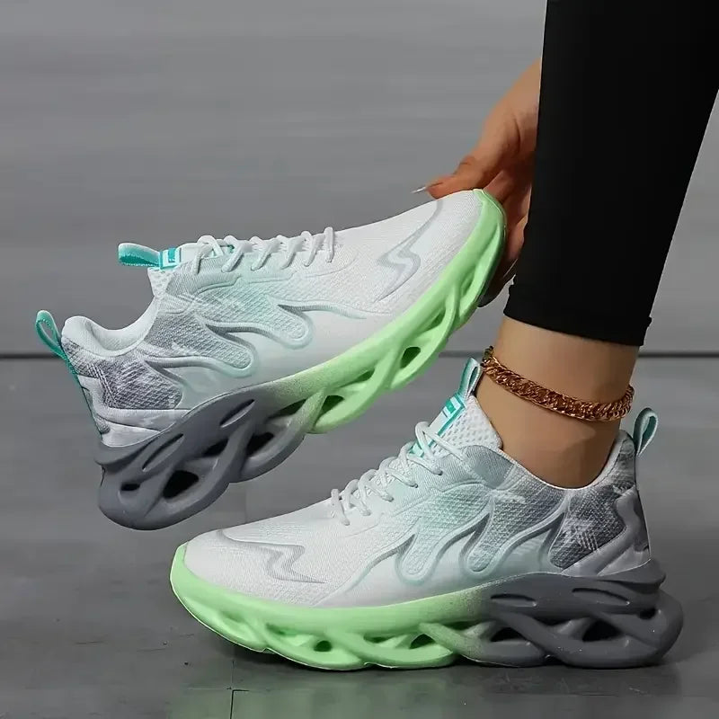 Womens Ladies Walking Tennis Shoes Slip on Lightweight Casual Running Sneakers Soft Sole Comfortable Trainers Zapatos De Mujer