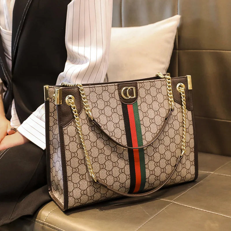 Premium sense big bag 2026 new trendy light luxury women's bag single shoulder oblique span bag large capacity commuting