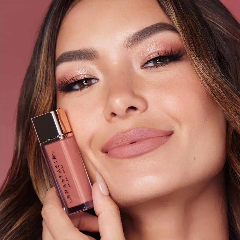 ANASTASI Nude Matte Lipstick Long Lasting Non-stick Cup Lip Gloss Sexy Velvet Waterproof  Drying Out Nude Matte Lip Glaze Makeup