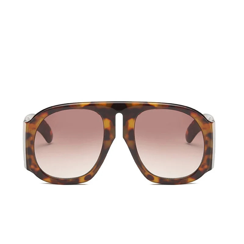 Celebrity Brand Luxury Sunglasses Women Oversized Glasses For Female Male Black Mask Wide Frame Sun Glasses Retro Shades UV400