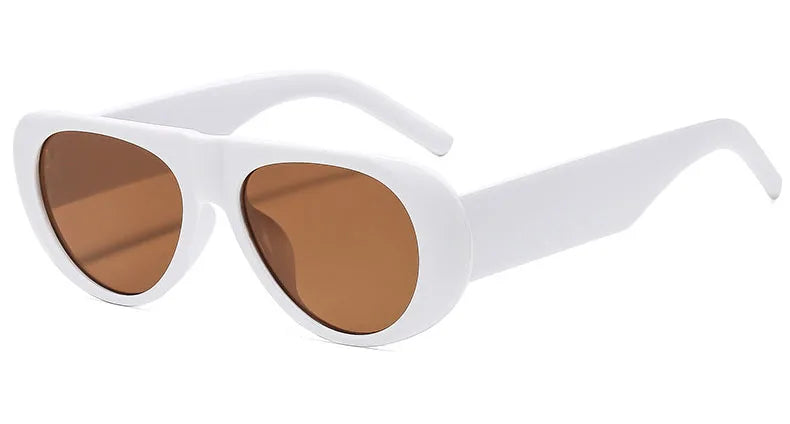 Retro Large Sunglasses for Women Fashion Wide Legs Large Frame Sunglasses Gradient Color Glasses Goggles
