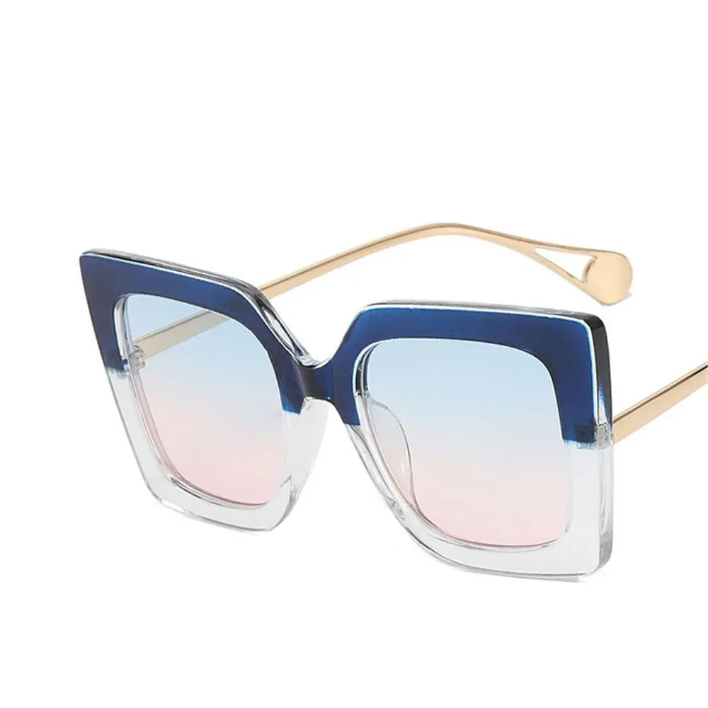 New Fashion Square Eyeglasses Optical Anti-blue Glasses Sunglasses Frame Eyewear Female Spectacles Vintage Oversized Accessories