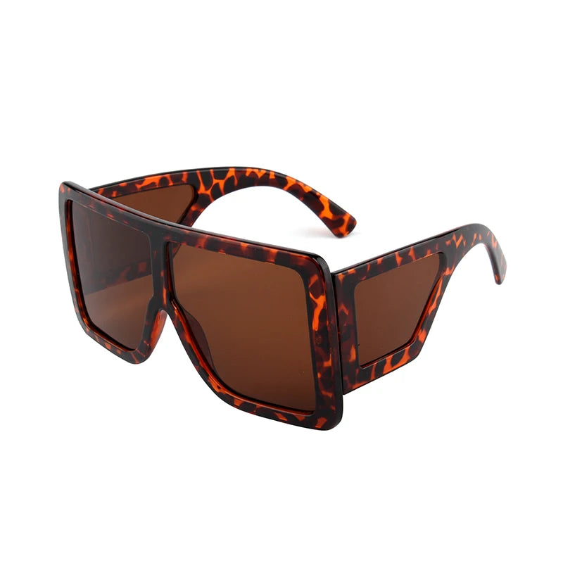 Kenbo Big Square Vintage Sunglasses Women Men Wide Frame Luxury Large Oversize Sun Glasses Ladies Fashion Designer UV400 Eyewear
