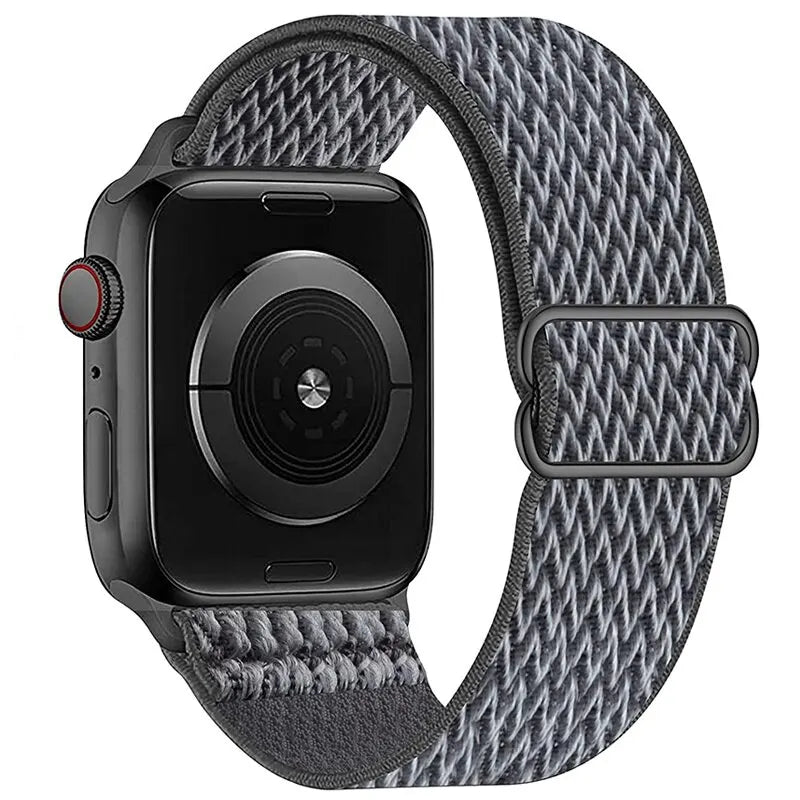 Nylon Elastic Solo Loop for Apple watch Ultra 49mm band 45mm 44/46/41mm Scrunchie Adjustable bracelet iWatch serie 6 7 8 9 10 11