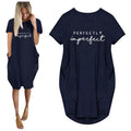 Women's Loose  Short Sleeved Summer Plus Size Dress Pocket T-shirt Style Mini Dresses Summer Casual Loose Dress Vestidos