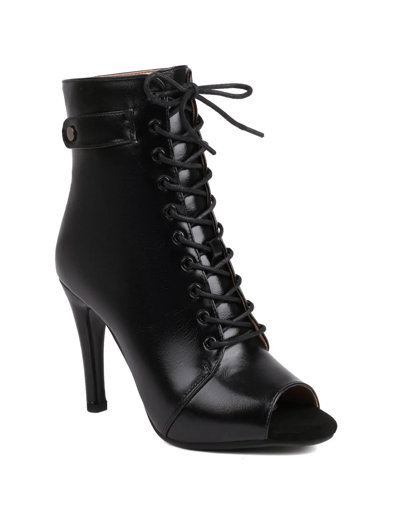 Women's Fashion Summer Party Outdoor Boots Sexy stilettos High Heels Women Latin dance heels shoes Black For Ballroom