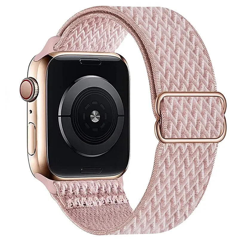 Nylon Elastic Solo Loop for Apple watch Ultra 49mm band 45mm 44/46/41mm Scrunchie Adjustable bracelet iWatch serie 6 7 8 9 10 11