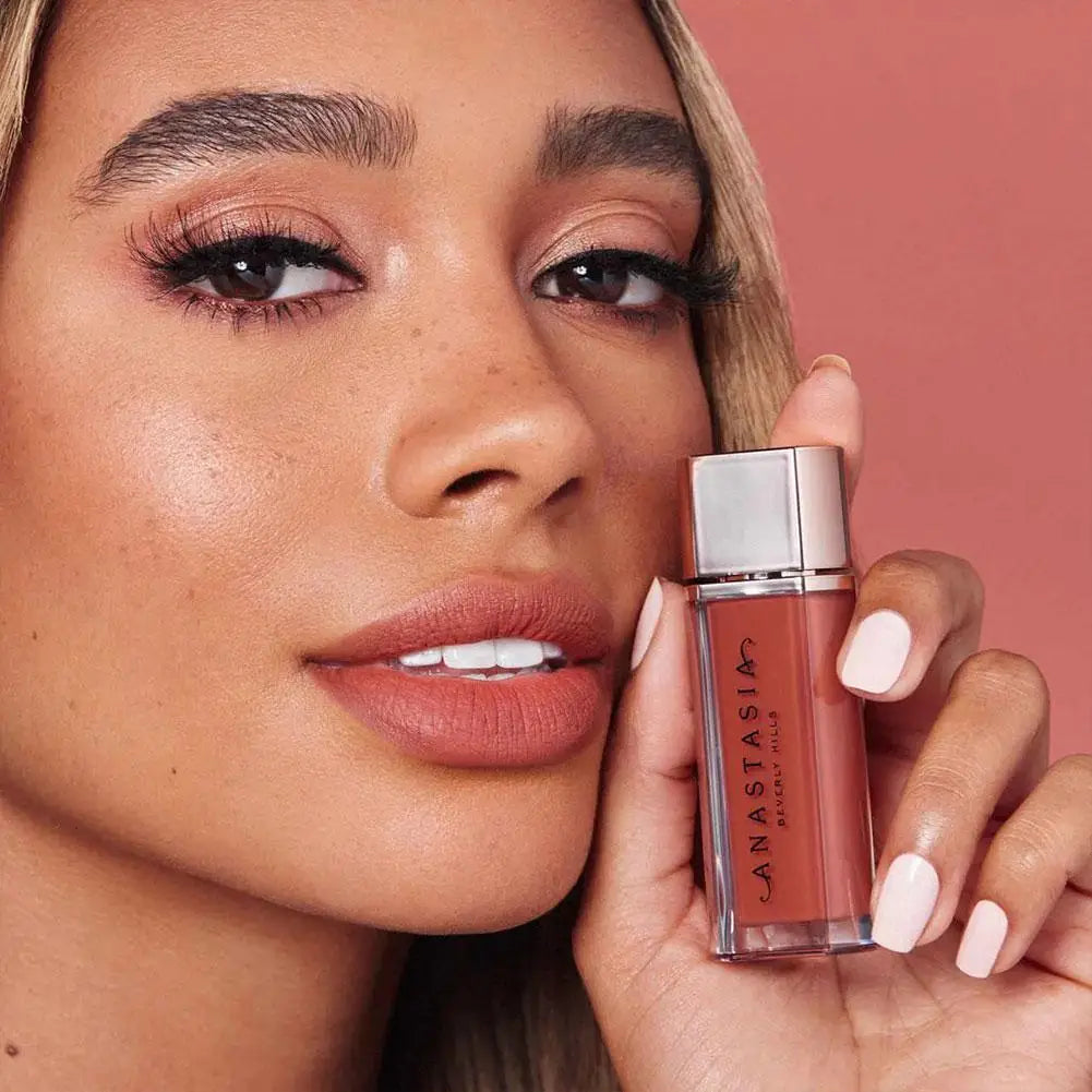 ANASTASI Nude Matte Lipstick Long Lasting Non-stick Cup Lip Gloss Sexy Velvet Waterproof  Drying Out Nude Matte Lip Glaze Makeup